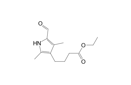 4-(5-formyl-2,4-dimethyl-1H-pyrrol-3-yl)butanoic acid ethyl ester