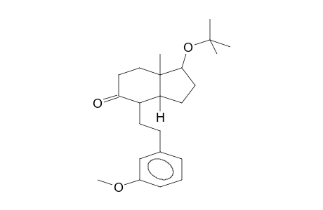 5H-INDEN-5-ONE, 1-(1,1-DIMETHYLETHOXY)OCTAHYDRO-4-[2-(3-METHOXYPHENYL)ETHYL]-7a-METHYL-