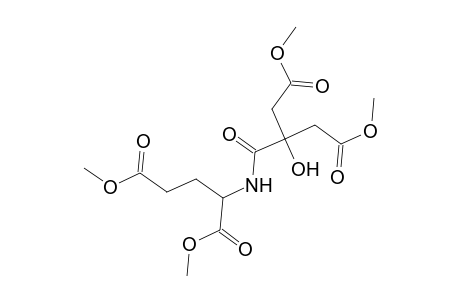 Dimethyl 3-hydroxy-3-(([4-methoxy-1-(methoxycarbonyl)-4-oxobutyl]amino)carbonyl)pentanedioate