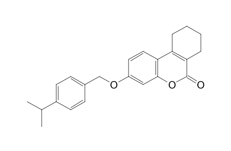 6H-Dibenzo[b,d]pyran-6-one, 7,8,9,10-tetrahydro-3-[[4-(1-methylethyl)phenyl]methoxy]-