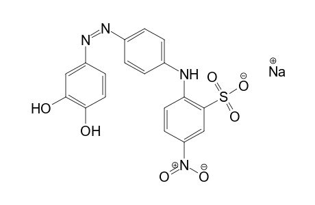 2-(p-Aminoanilino)-5-nitrobenzolsulfonic acid->Pyrocatechol/oxidiert