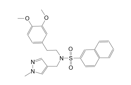2-naphthalenesulfonamide, N-[2-(3,4-dimethoxyphenyl)ethyl]-N-[(1-methyl-1H-pyrazol-4-yl)methyl]-