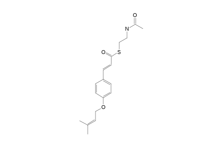 (E)-S-2-ACETRAMIDOETHYL-3-[4-(3-METHYLBUT-2-ENYLOXY)-PHENYL]-PROP-2-ENETHIOATE