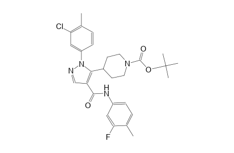 1-piperidinecarboxylic acid, 4-[1-(3-chloro-4-methylphenyl)-4-[[(3-fluoro-4-methylphenyl)amino]carbonyl]-1H-pyrazol-5-yl]-, 1,1-dimethylethyl ester