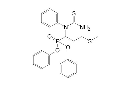 Diphenyl 1-(phenylthioureido)-3-methylthiopropanephosphonate