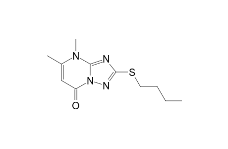 2-butylsulfanyl-4,5-dimethyl-[1,2,4]triazolo[5,1-b]pyrimidin-7-one