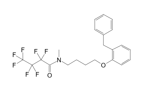 N-(4-(2-Benzylphenoxy)butyl)-2,2,3,3,4,4,4-heptafluoro-N-methylbutanamide