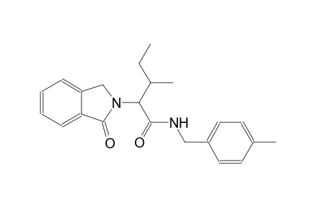 1H-isoindole-2-acetamide, 2,3-dihydro-N-[(4-methylphenyl)methyl]-alpha-[(1S)-1-methylpropyl]-1-oxo-, (alpha~2~S)-