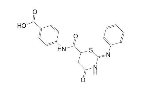 benzoic acid, 4-[[[(2Z)-tetrahydro-4-oxo-2-(phenylimino)-2H-1,3-thiazin-6-yl]carbonyl]amino]-