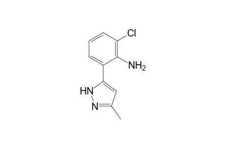 2-Chloro-6-(3-methyl-1H-pyrazol-5-yl)aniline