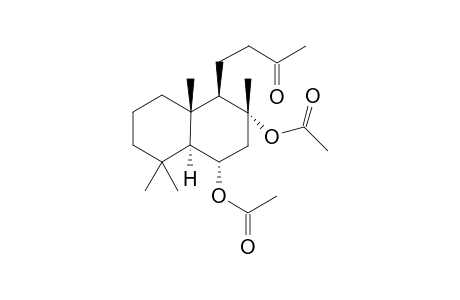 (+)-(1R,2R,4S,4aS,8aS)-4-(Acetyloxy)-2,5,5,8a-tetramethyl-1-(3-oxobutyl)decahydro-2-naphthlenyl acetate