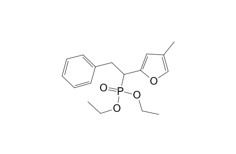 2-(1-Diethoxyphosphoryl-2-phenylethyl)-4-methylfuran