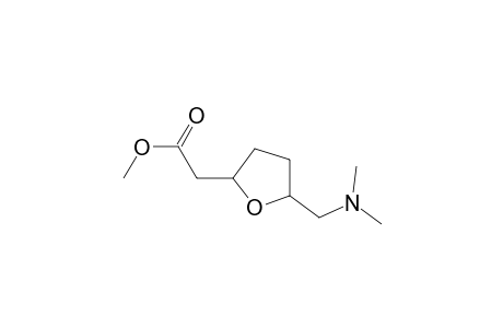2-Furanacetic acid, 5-[(dimethylamino)methyl]tetrahydro-, methyl ester