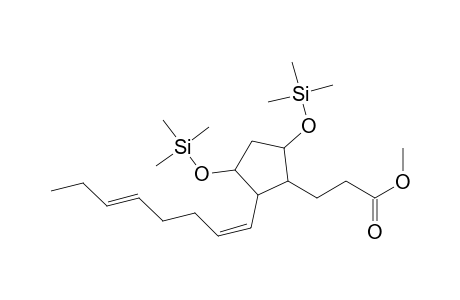 Cyclopentanepropanoic acid, 2-(1,5-octadienyl)-3,5-bis[(trimethylsilyl)oxy]-, methyl ester