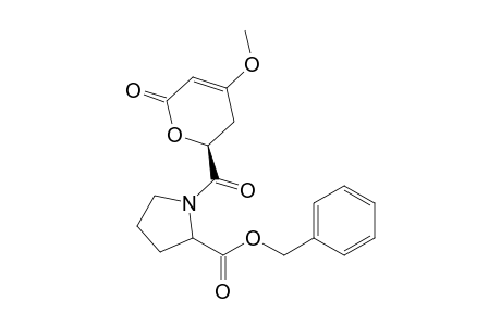 N-[5,6-Dihydro-4-methoxy-2-oxo-2H-pyran-6-oyl]-(S)-proline - benzyl ester