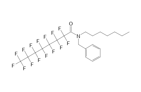 Pentadecafluorooctanoylamide, N-benzyl-N-heptyl-