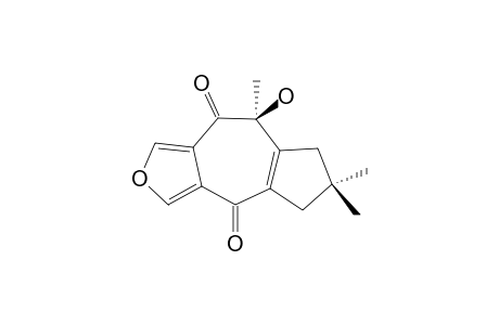 5,13-EPOXY-3-BETA-HYDROXY-LACTARA-2(9),5,7(13)-TRIEN-4,8-DIONE