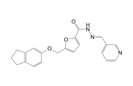 5-[(2,3-dihydro-1H-inden-5-yloxy)methyl]-N'-[(E)-3-pyridinylmethylidene]-2-furohydrazide
