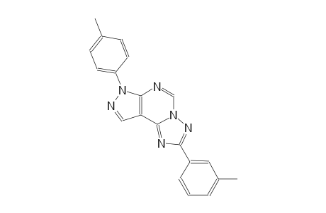 2-(3-methylphenyl)-7-(4-methylphenyl)-7H-pyrazolo[4,3-e][1,2,4]triazolo[1,5-c]pyrimidine