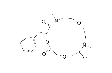 15-Benzyl-7,13-dimethyl-1,4,10-trioxa-7,13-diazacyclopentadecane-2,6,14-trione