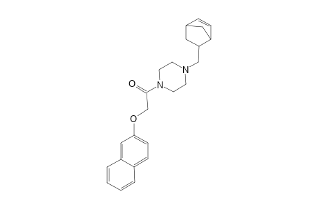 1-[4-(5-bicyclo[2.2.1]hept-2-enylmethyl)-1-piperazinyl]-2-(2-naphthalenyloxy)ethanone