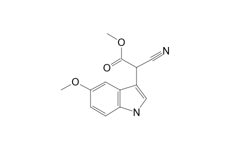 methyl 2-cyano-2-(5-methoxy-1H-indol-3-yl)acetate