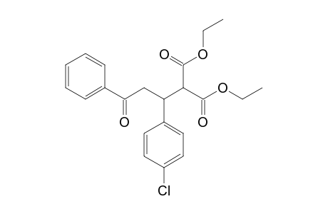1,1-BIS-(CARBETHOXY)-2-(4-CHLOROPHENYL)-4-PHENYL-4-OXOBUTANE