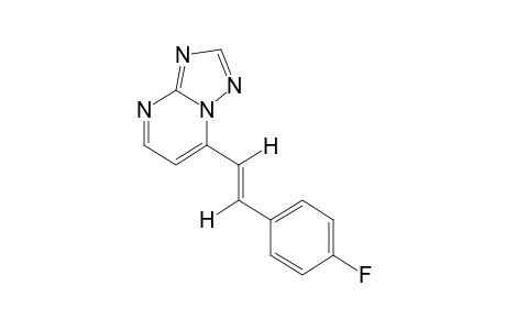 trans-7-(p-FLUOROSTYRYL)-s-TRIAZOLO[1,5-a]PYRIMIDINE