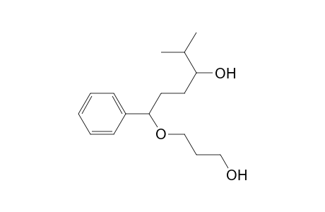 1-(3-Hydroxypropoxy)-5-methyl-1-phenylhexan-4-ol