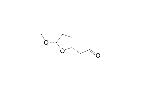 cis-2-Methoxy-5-(formylmethyl)oxolane