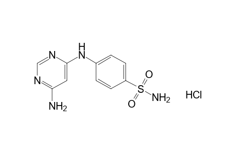 N4-(6-amino-4-pyrimidinyl)sulfanilamide, monohydrochloride
