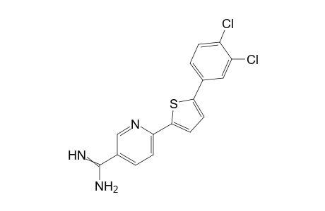 6-[5-(3,4-Dichlorophenyl)thiophen-2-yl]nicotinamidine