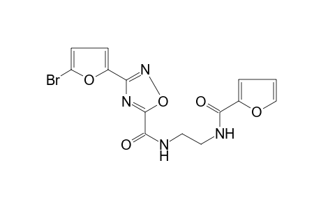 1,2,4-Oxadiazole-5-carboxamide, 3-(5-bromo-2-furanyl)-N-[2-[(2-furanylcarbonyl)amino]ethyl]-