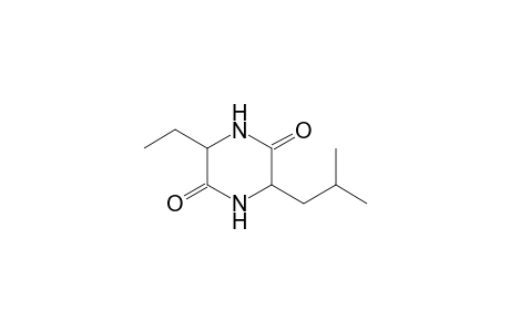2,5-Piperazinedione, 3-ethyl-6-(2-methylpropyl)-