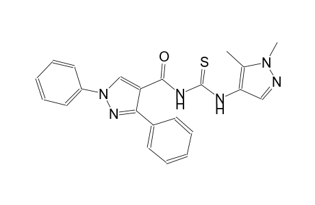 N-(1,5-dimethyl-1H-pyrazol-4-yl)-N'-[(1,3-diphenyl-1H-pyrazol-4-yl)carbonyl]thiourea
