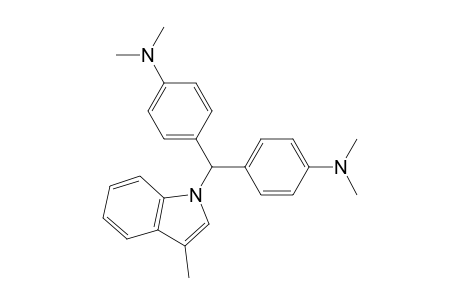Benzenamine, 4,4'-[(3-methyl-1H-indol-1-yl)methylene]bis[N,N-dimethyl-