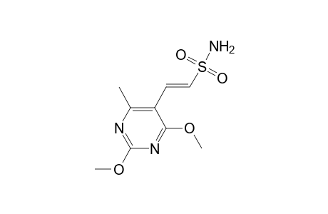 2-(2,4-Dimethoxy-6-methyl-5-pyrimidinyl)ethenesulfonamide