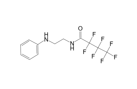 N-(2-Anilinoethyl)-2,2,3,3,4,4,4-heptafluorobutanamide