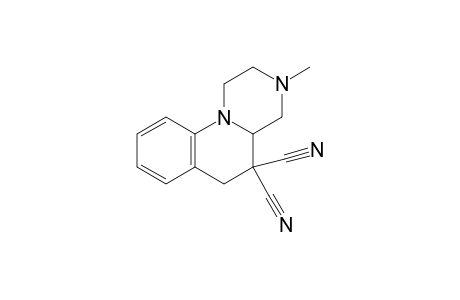 3-methyl-2,4,4a,6-tetrahydro-1H-pyrazino[1,2-a]quinoline-5,5-dicarbonitrile