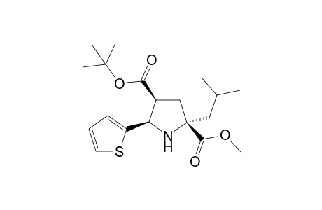 (2S,4S,5R)-2-Isobutyl-5-thiophen-2-yl-pyrrolidine-2,4-dicarboxylic acid 4-tert-butyl ester 2-methyl ester