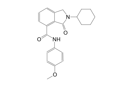 1H-isoindole-4-carboxamide, 2-cyclohexyl-2,3-dihydro-N-(4-methoxyphenyl)-3-oxo-