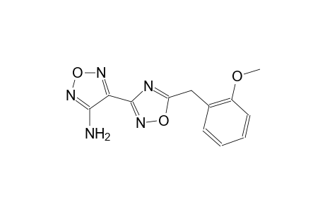 1,2,5-oxadiazol-3-amine, 4-[5-[(2-methoxyphenyl)methyl]-1,2,4-oxadiazol-3-yl]-