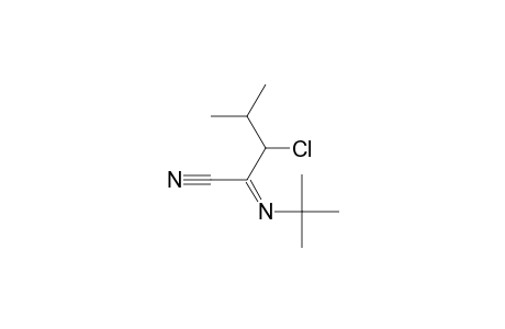 Pentanenitrile, 3-chloro-2-[(1,1-dimethylethyl)imino]-4-methyl-