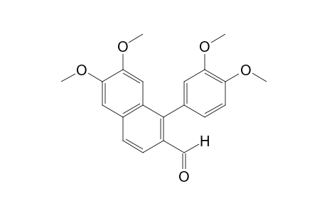 6,7-dimethoxy-1-(3,4-dimethoxyphenyl)-2-naphthaldehyde