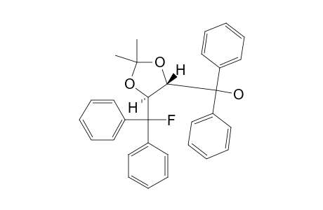 (4R,5R)-5-[(FLUORO-DIPHENYL)-METHYL]-2,2-DIMETHYL-1,3-DIOXOLAN-4-DIPHENYLMETHANOL