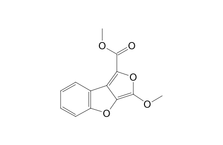 3-methoxyfuro[4,3-b]benzofuran-1-carboxylic acid methyl ester