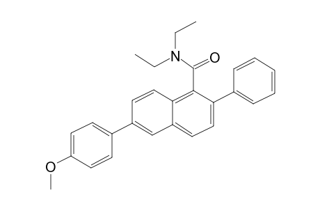 2-Phenyl-6-(4-methoxyphenyl)-N,N-diethyl-1-naphthamide