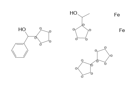 1,1''-Biferrocene, 1'-(1-hydroxyethyl)-1'''-(hydroxyphenylmethyl)-