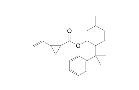 (-)-8-Phenylmenthyl 3-ethenylcyclopropane-1-carboxylate