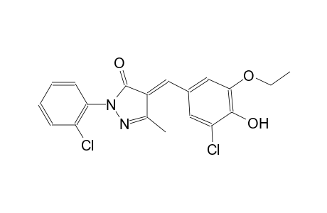 (4E)-4-(3-chloro-5-ethoxy-4-hydroxybenzylidene)-2-(2-chlorophenyl)-5-methyl-2,4-dihydro-3H-pyrazol-3-one